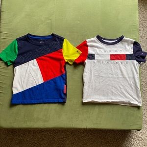 2  kids Tommy Hilfiger shirts